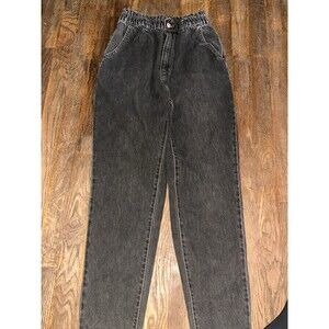 BDG Urban Outfitters Mom Jeans size 26 Black Wash High Rise Denim Pants